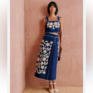 Blue Floral Sezane - MARGA sz 34 (US2)